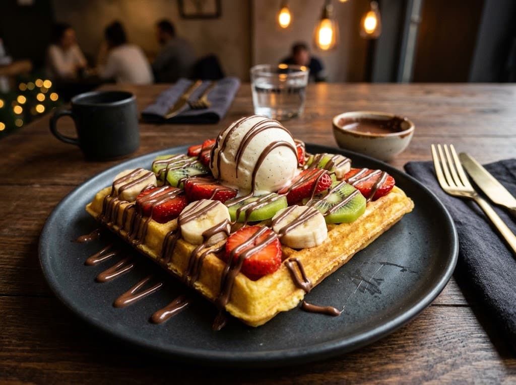 Tabak Waffle — Aura Cafe